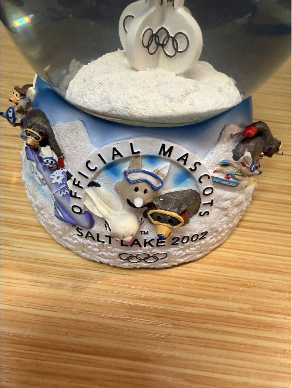 Vintage Salt Lake City 2002 Olympic Games Olympic Snow Globe Official Mascot *